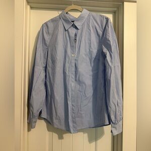Banana Republic Blue Stripe Button Down